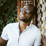 Riley Aviator Sunglasses (Unisex) - Gold Copper Brown